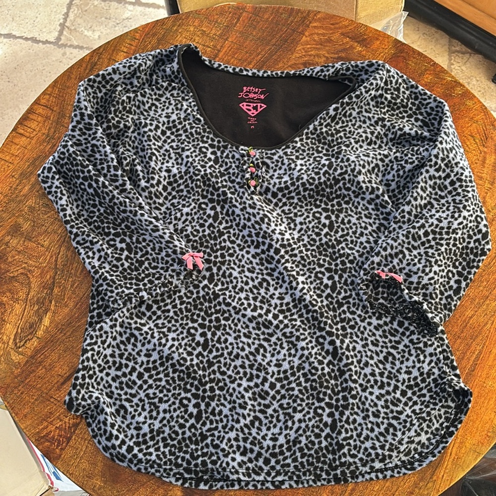 Betsey Johnson Animal Print Pajamas